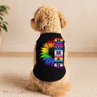 Human Rainbow Flower LGBT Pride Doggie Tank thumb 2