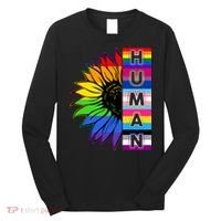 Human Rainbow Flower LGBT Pride Long Sleeve Shirt thumb 0