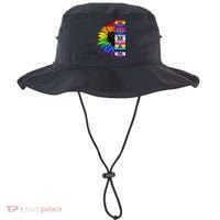 Human Rainbow Flower LGBT Pride Bucket Hat thumb 0