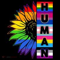 Human Rainbow Flower LGBT Pride Coffee Mug thumb 5