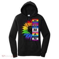 Human Rainbow Flower LGBT Pride Women's Hoodie thumb 0