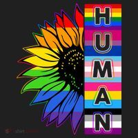 Human Rainbow Flower LGBT Pride Tumbler thumb 3