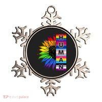 Human Rainbow Flower LGBT Pride Ornament thumb 0