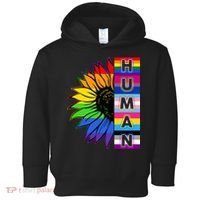 Human Rainbow Flower LGBT Pride Toddler Hoodie thumb 0