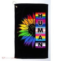 Human Rainbow Flower LGBT Pride Golf Towel thumb 0