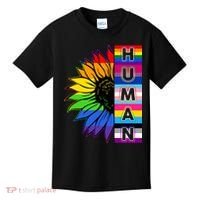 Human Rainbow Flower LGBT Pride Kids T-Shirt thumb 0