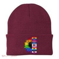 Human Rainbow Flower LGBT Pride Beanie thumb 0
