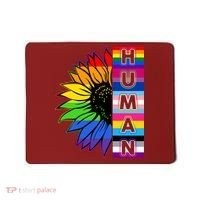 Human Rainbow Flower LGBT Pride Mousepad thumb 0