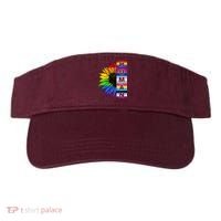 Human Rainbow Flower LGBT Pride Visor thumb 0