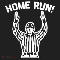 Home Run! (Football Referee) funny saying sarcastic Golf Towel thumb 3