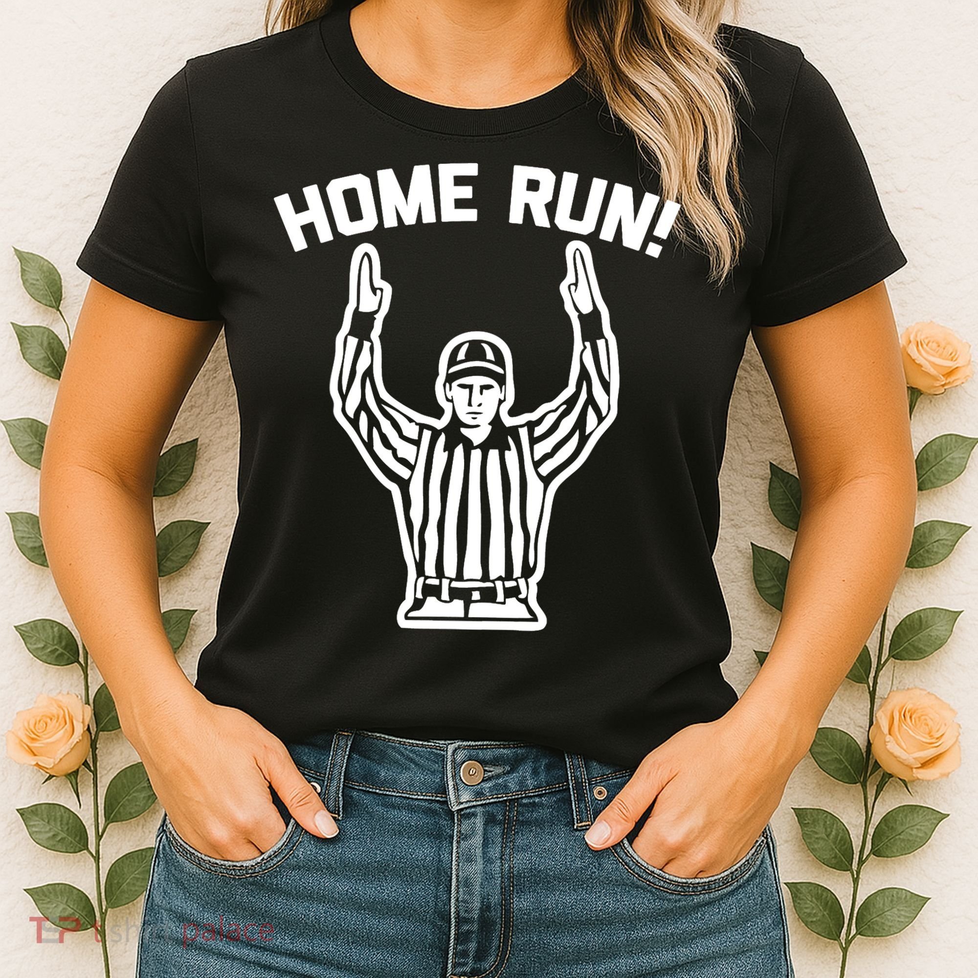 Home Run! (Football Referee) funny saying sarcastic Women's T-Shirt