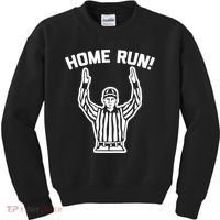 Home Run! (Football Referee) funny saying sarcastic Kids Sweatshirt thumb 0