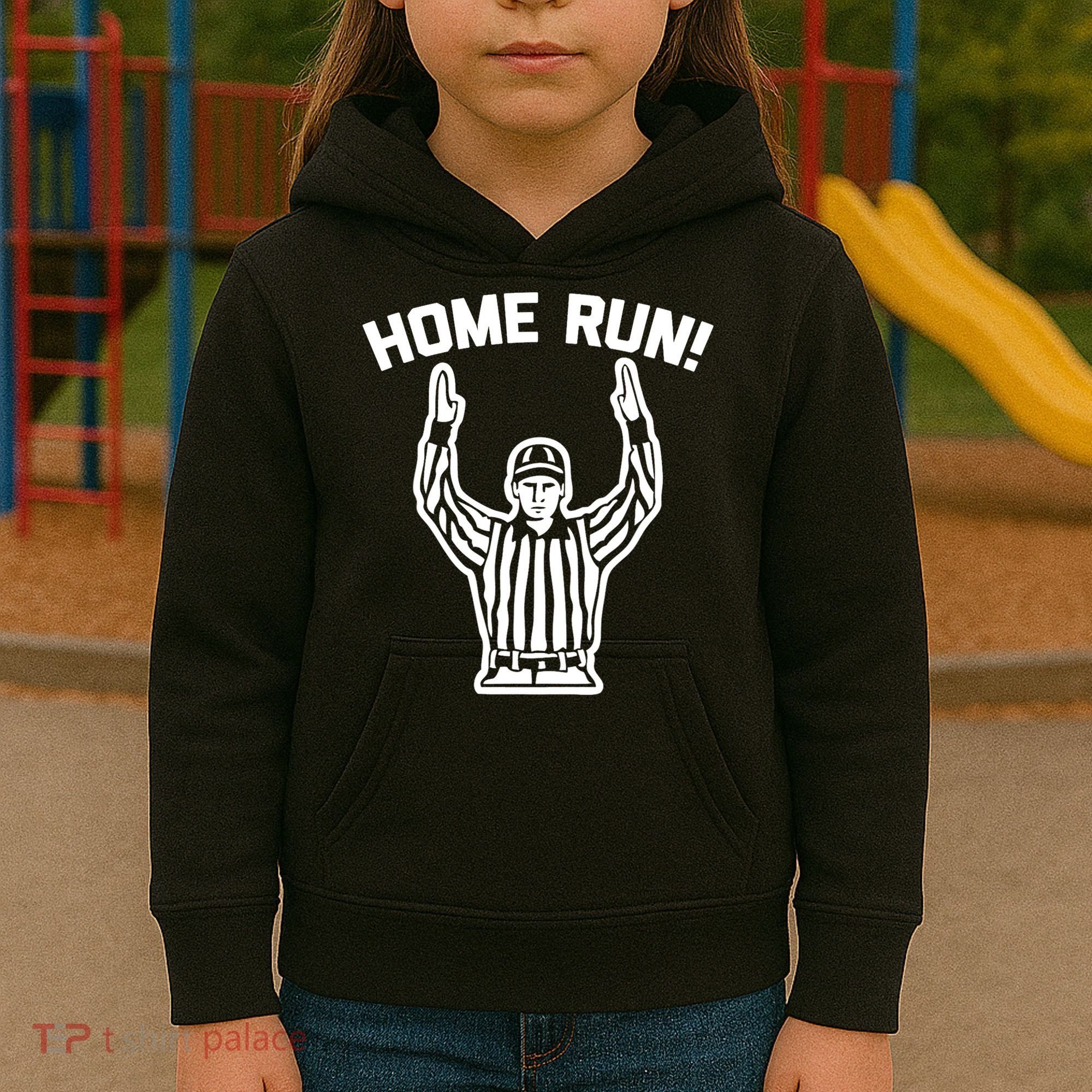 Home Run! (Football Referee) funny saying sarcastic Kids Hoodie