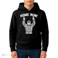 Home Run! (Football Referee) funny saying sarcastic Kids Hoodie thumb 4
