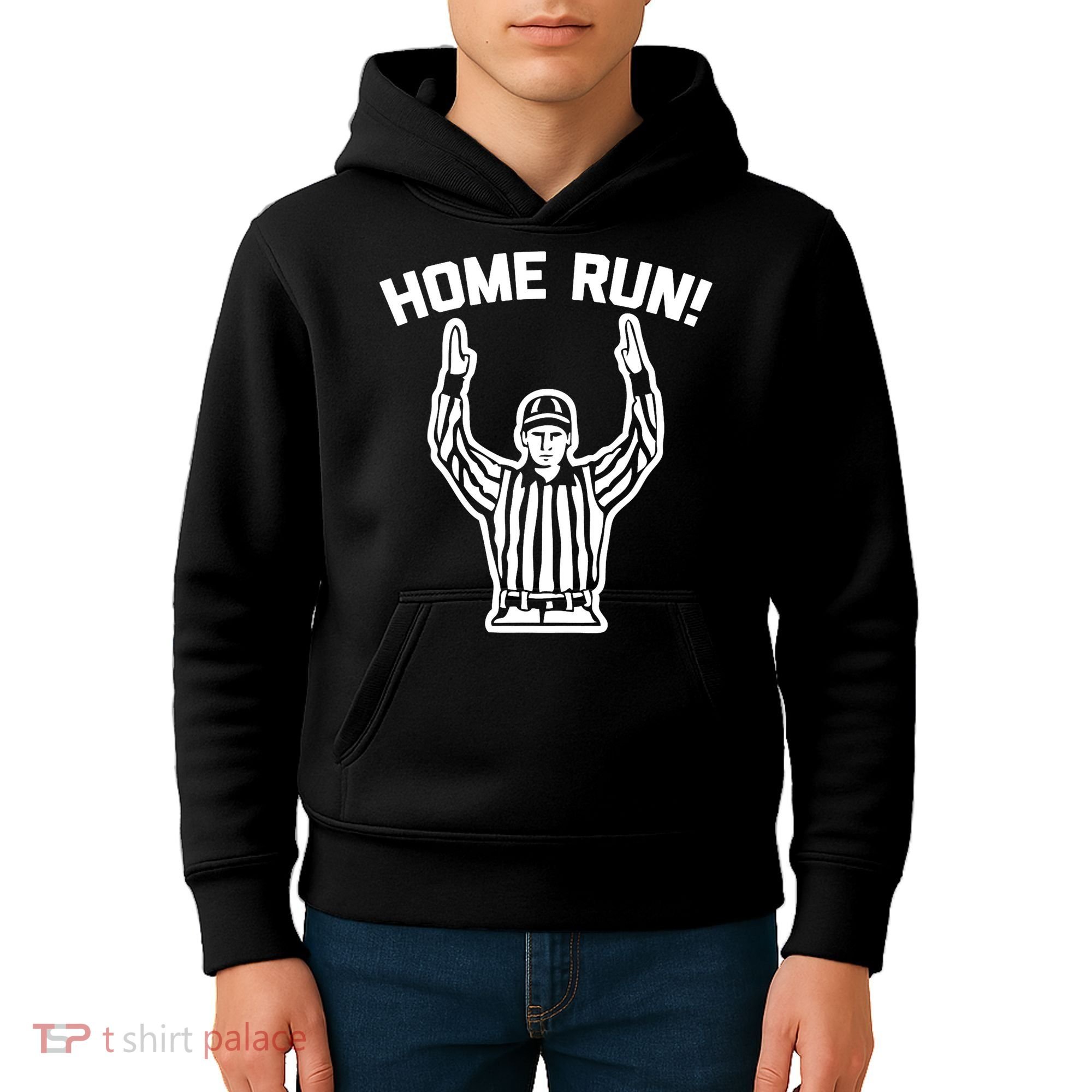 Home Run! (Football Referee) funny saying sarcastic Kids Hoodie