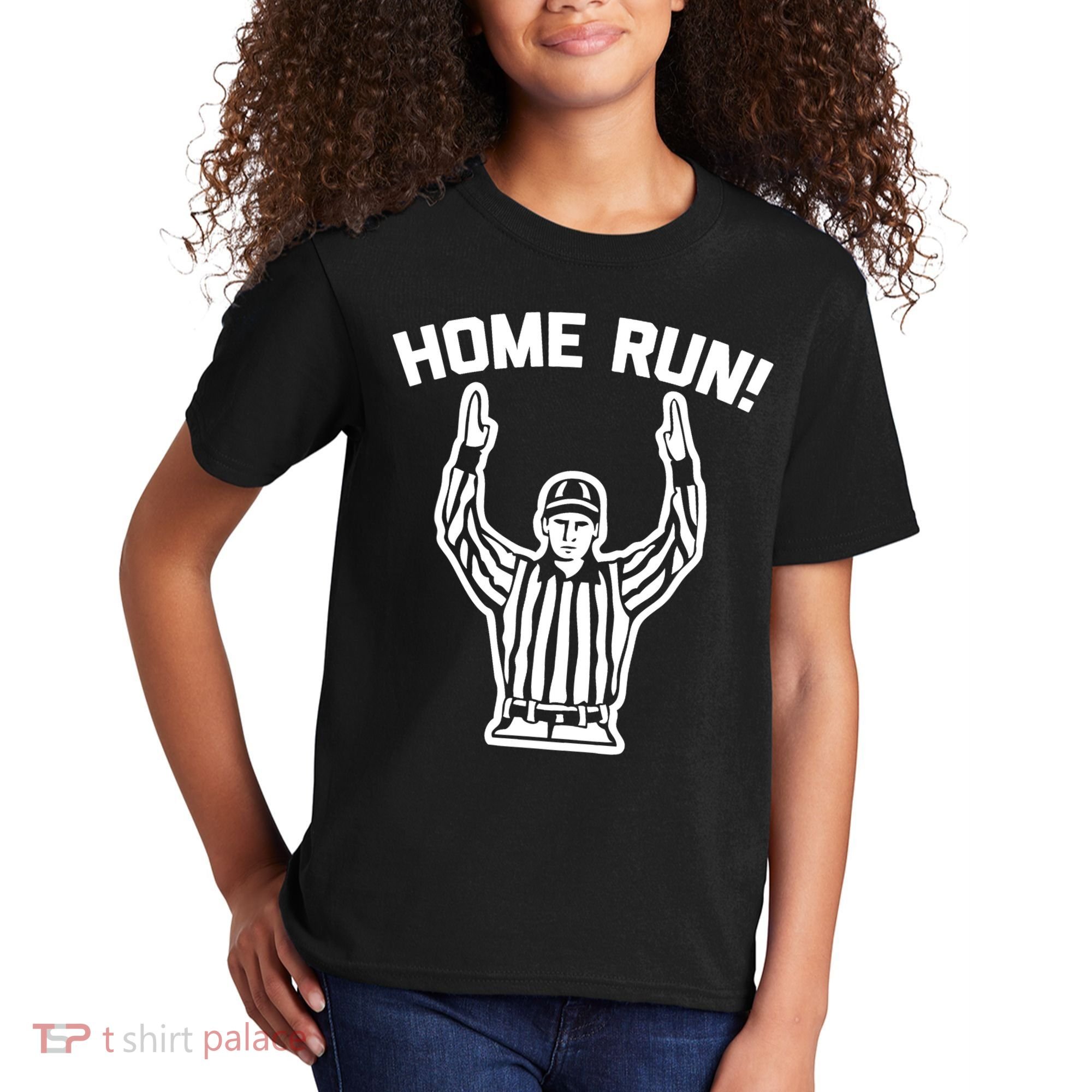 Home Run! (Football Referee) funny saying sarcastic Kids T-Shirt