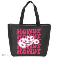 Howdy Retro Groovy Tote Bag thumb 0