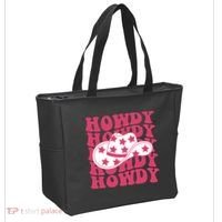 Howdy Retro Groovy Tote Bag thumb 2
