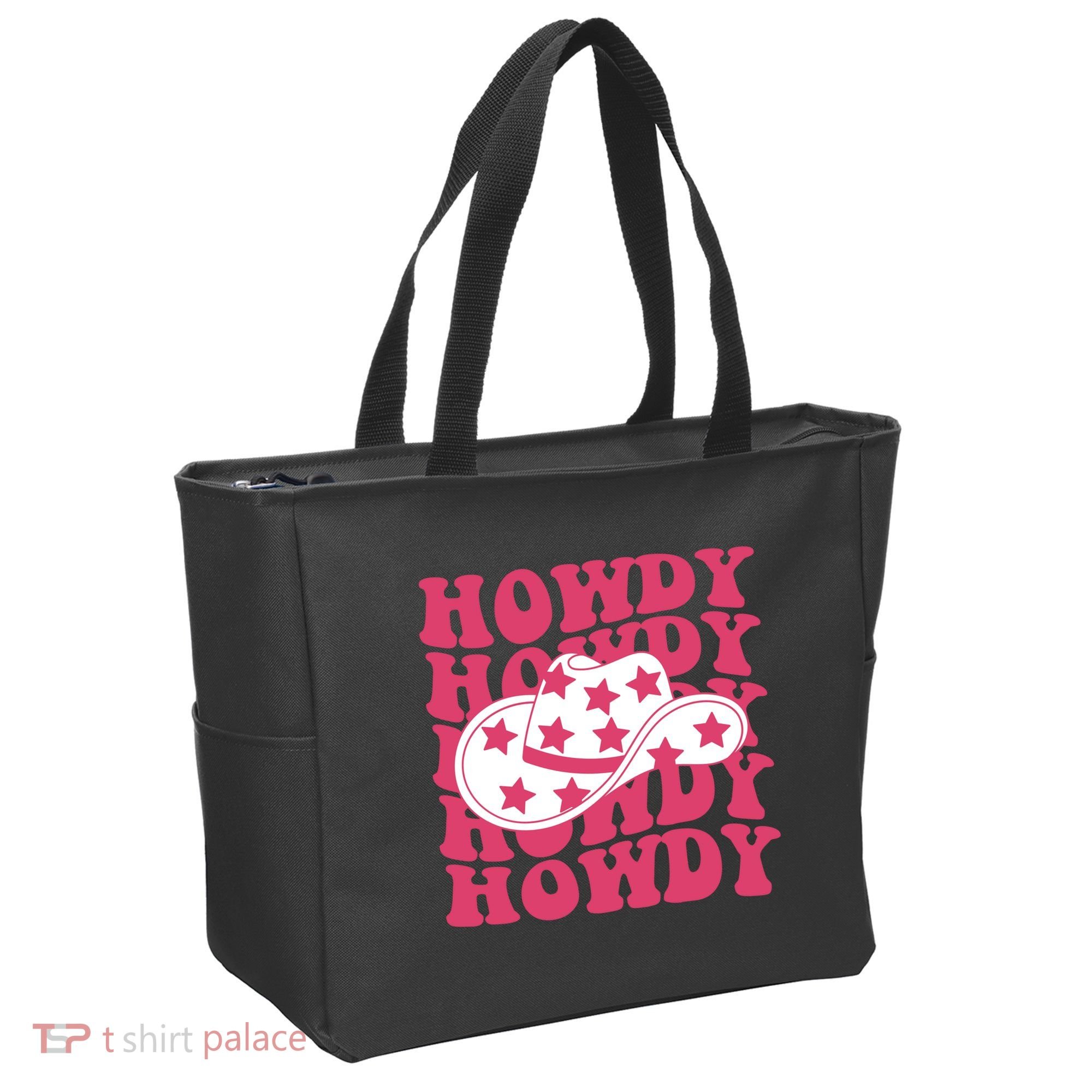 Howdy Retro Groovy Tote Bag