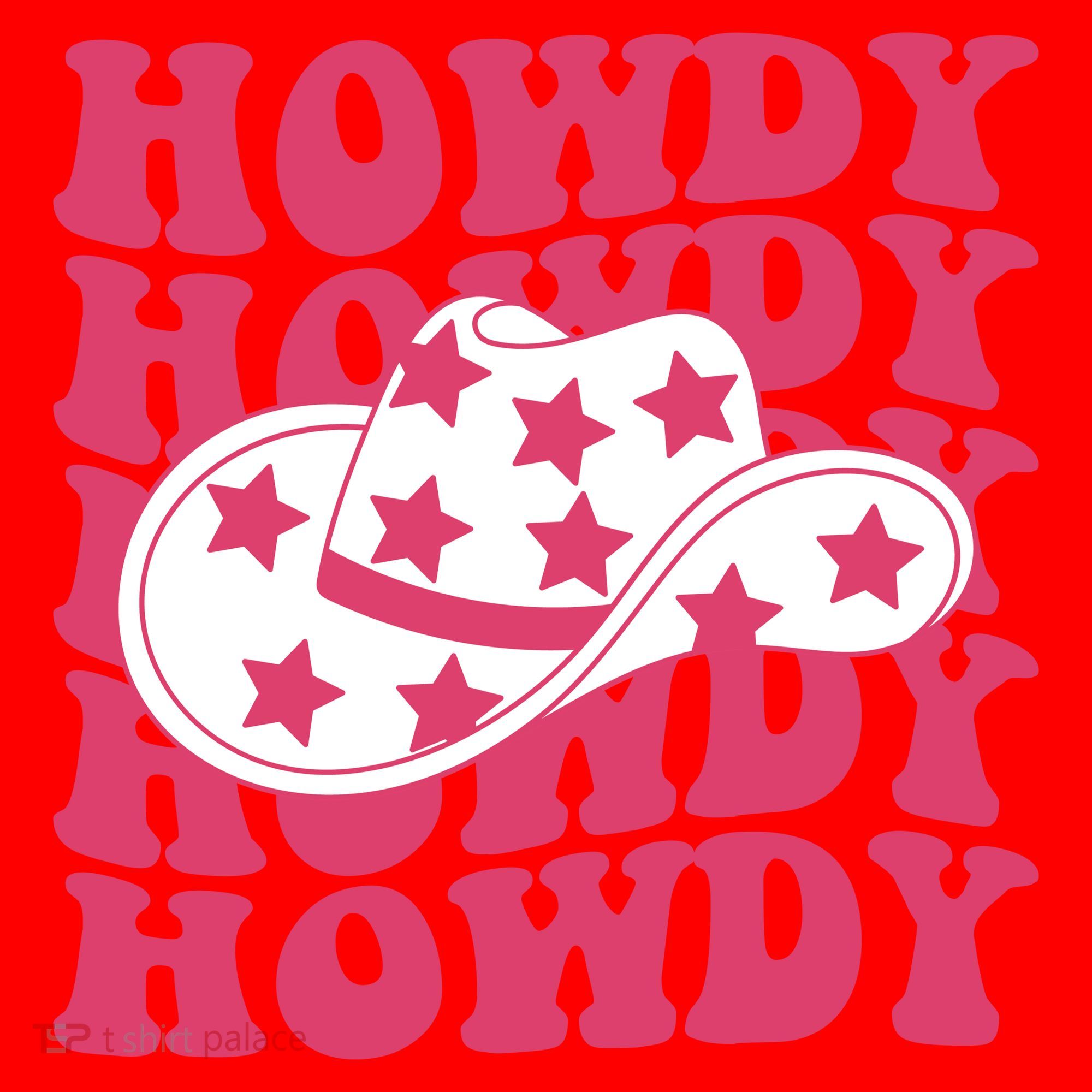 Howdy Retro Groovy Santa Hat