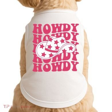 Howdy Retro Groovy Doggie Tank
