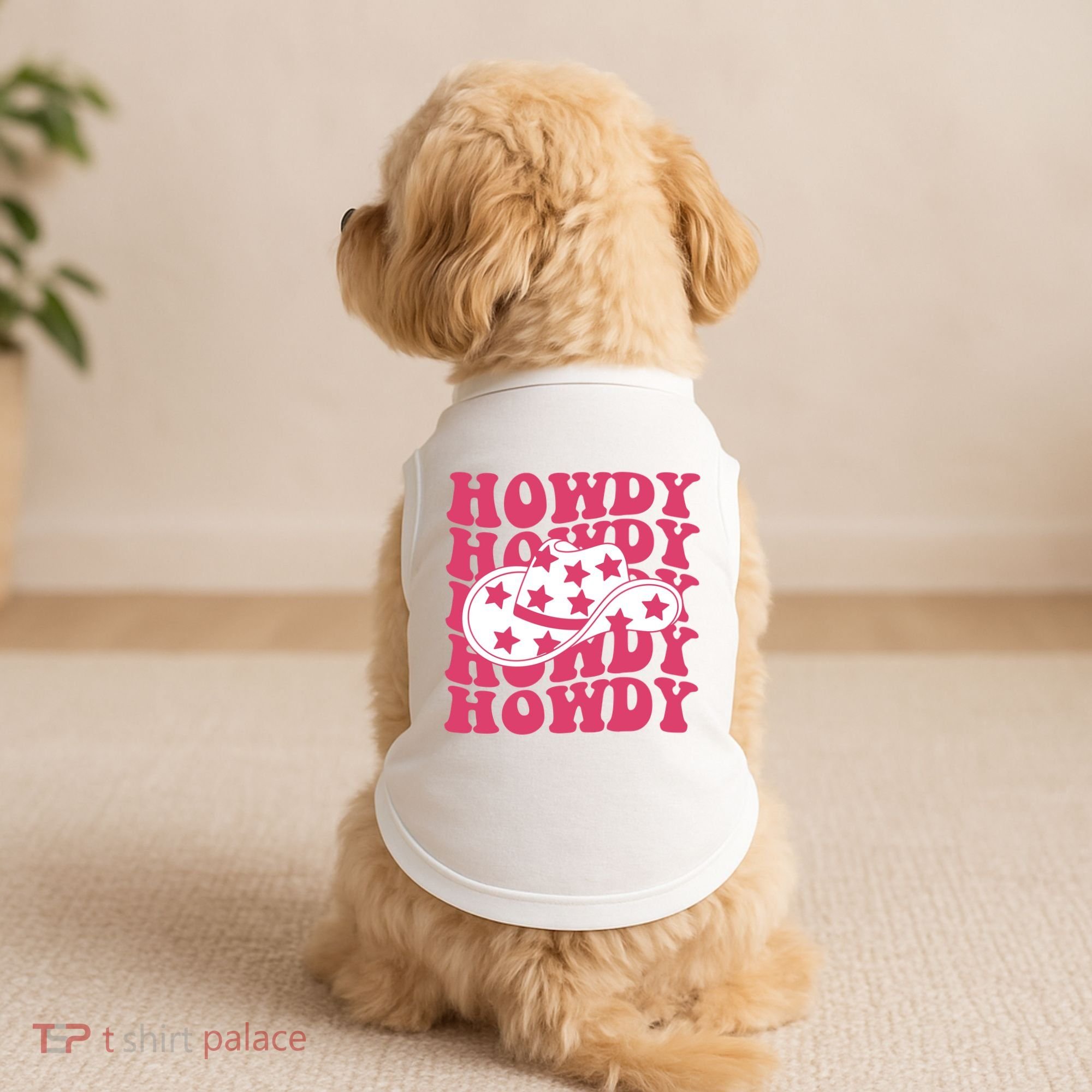 Howdy Retro Groovy Doggie Tank