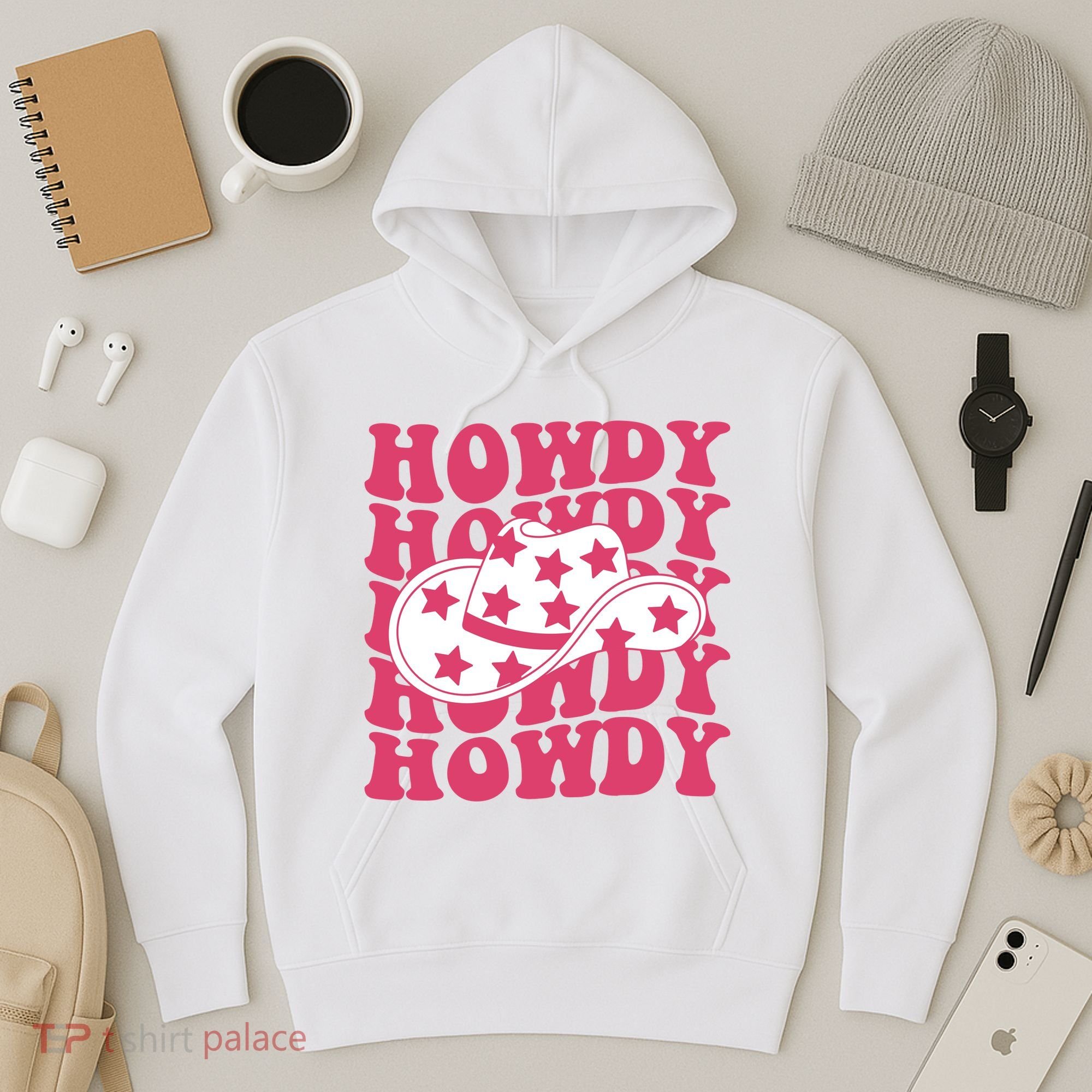Howdy Retro Groovy Hoodie
