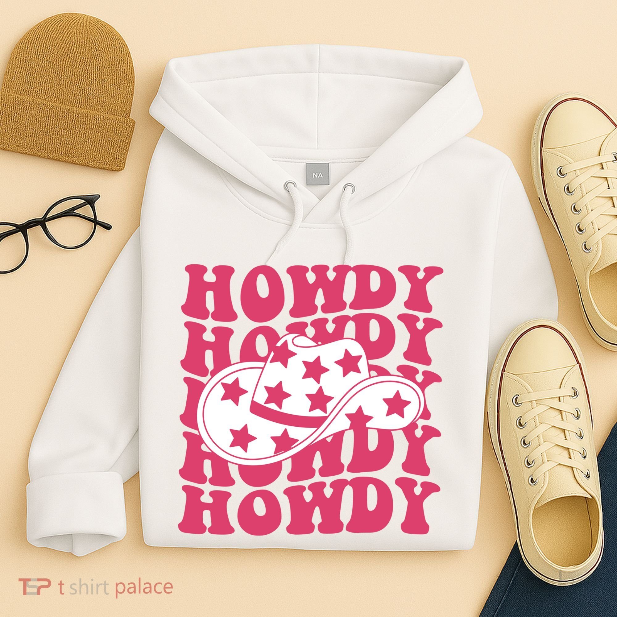 Howdy Retro Groovy Hoodie