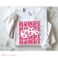 Howdy Retro Groovy Sweatshirt thumb 2