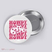 Howdy Retro Groovy Button thumb 0
