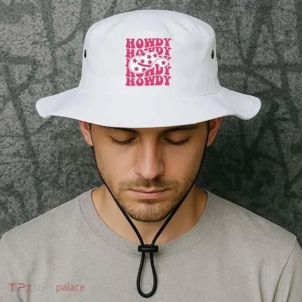 Howdy Retro Groovy Bucket Hat