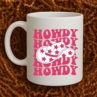 Howdy Retro Groovy Coffee Mug thumb 2