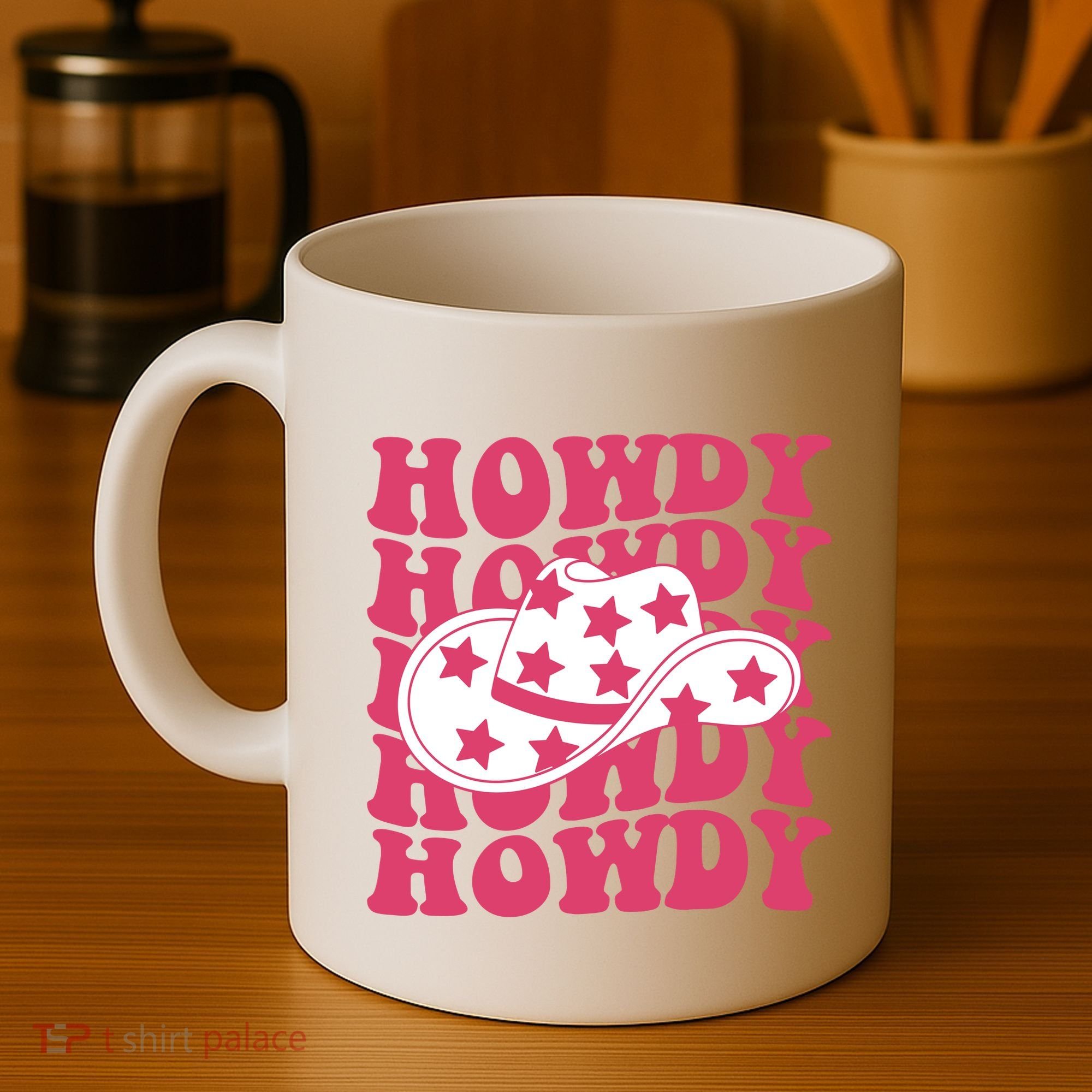 Howdy Retro Groovy Coffee Mug