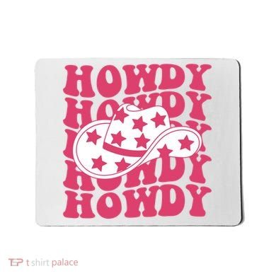 Howdy Retro Groovy Mousepad