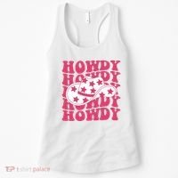 Howdy Retro Groovy Women's Tank Top thumb 0