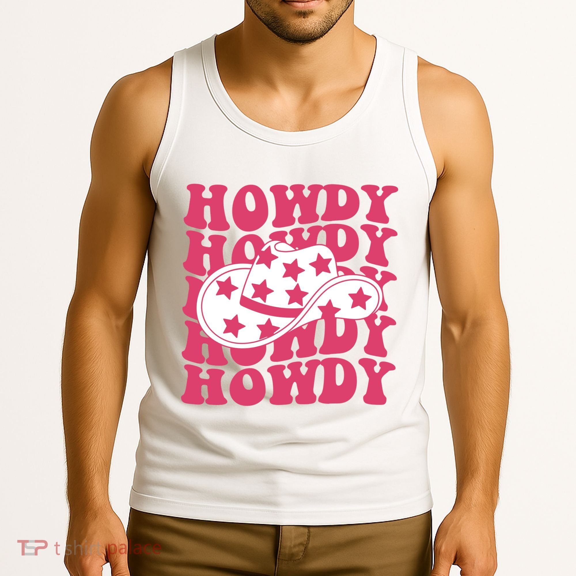 Howdy Retro Groovy Tank Top