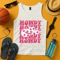 Howdy Retro Groovy Tank Top thumb 4