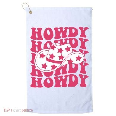 Howdy Retro Groovy Golf Towel