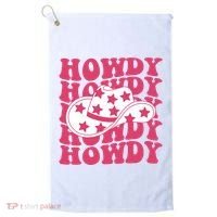 Howdy Retro Groovy Golf Towel thumb 0