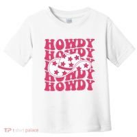 Howdy Retro Groovy Toddler T-Shirt thumb 0