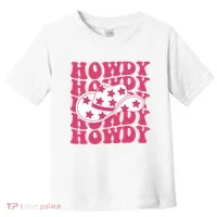 Howdy Retro Groovy Toddler T-Shirt thumb 0