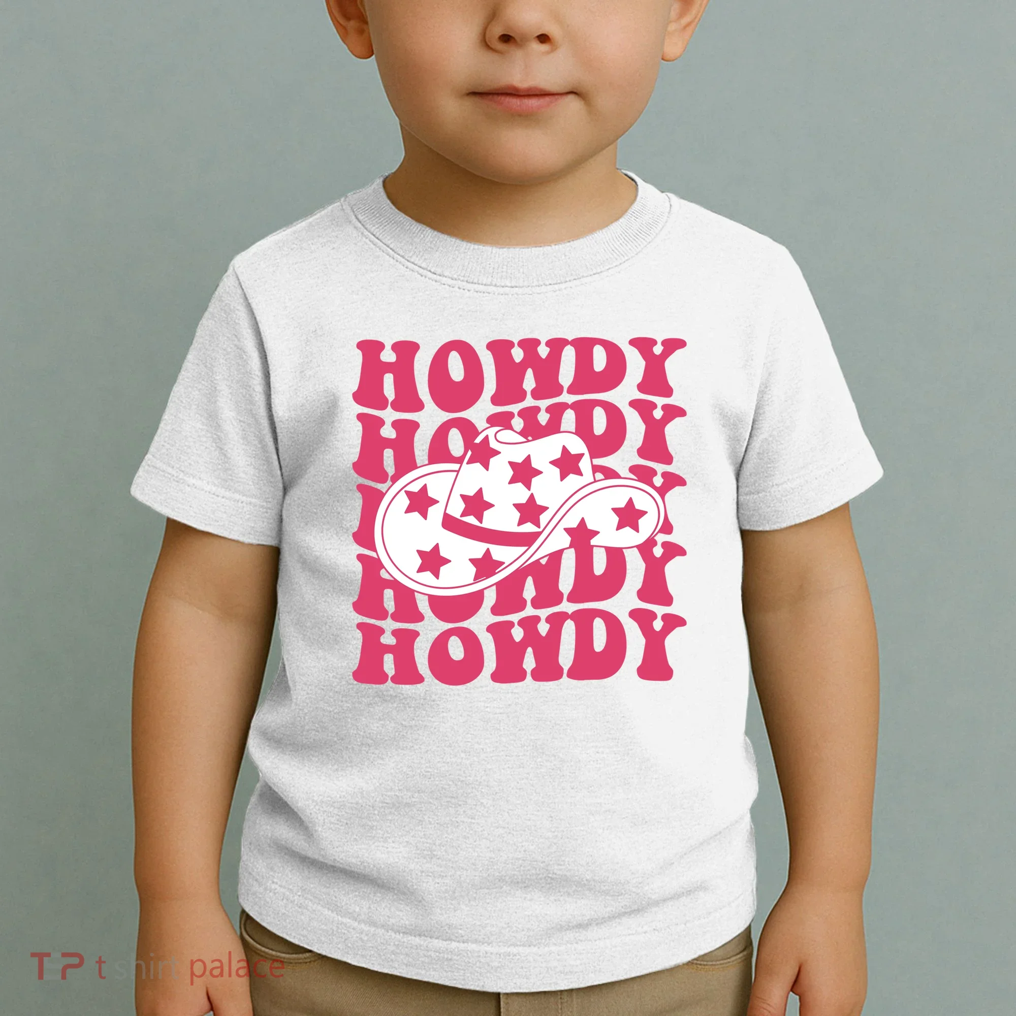 Howdy Retro Groovy Toddler T-Shirt