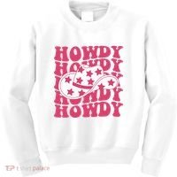 Howdy Retro Groovy Kids Sweatshirt thumb 0