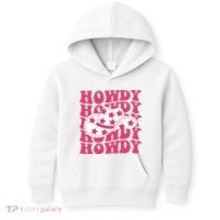 Howdy Retro Groovy Kids Hoodie thumb 0