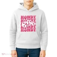 Howdy Retro Groovy Kids Hoodie thumb 4