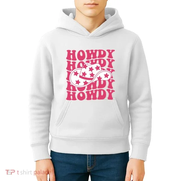 Howdy Retro Groovy Kids Hoodie