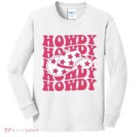 Howdy Retro Groovy Kids Long Sleeve Shirt thumb 0