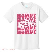 Howdy Retro Groovy Kids T-Shirt thumb 0