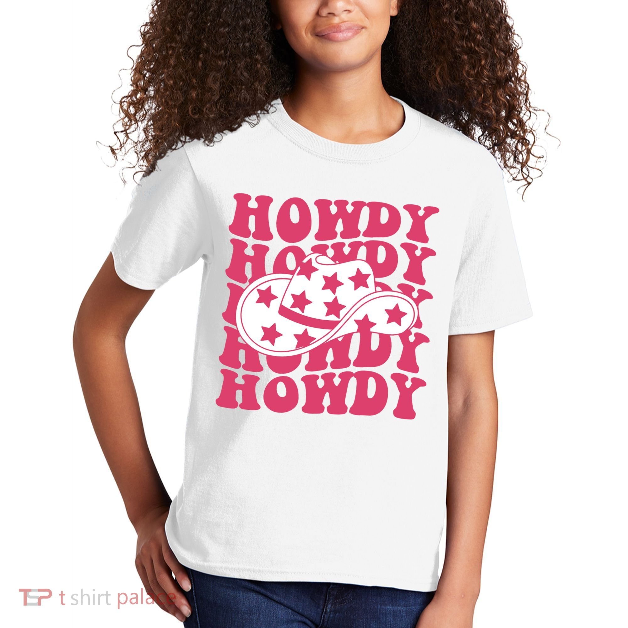 Howdy Retro Groovy Kids T-Shirt