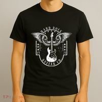 Hard Rock Guitar Co. Guitarist Rock And Roll Rocker Musician T-Shirt thumb 3